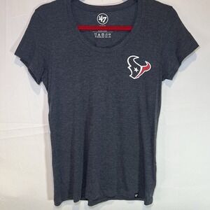 Women's Texans '47 Brand Navy‎ Blue Cotton T-shirt Small Football Houston NFL